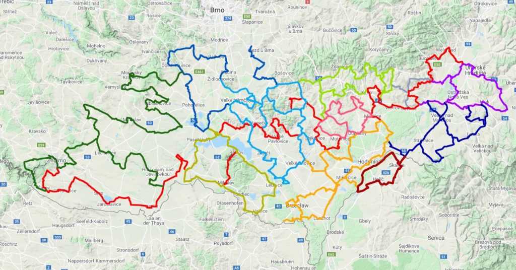 Morawy Południowe rowerem